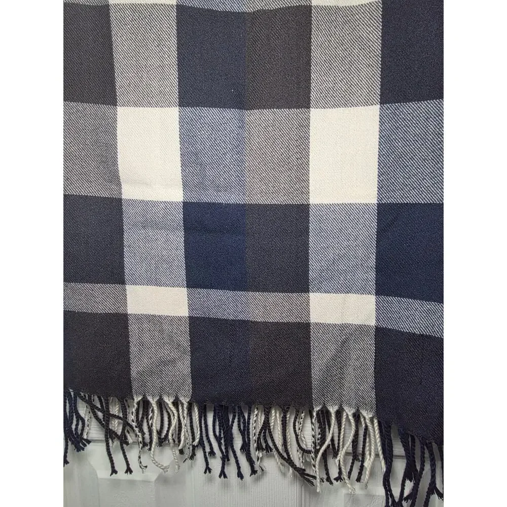 Lot of 3 Plaid Scarves Pendleton Wool + Plush Apparel Oversized Wrap
